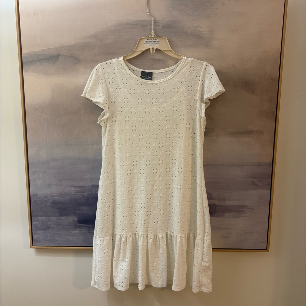 Women’s White Eyelet Summer Dress